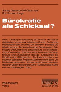 Produktbild: B&uuml;rokratie als Schicksal?
