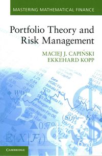 Produktbild: Portfolio Theory and Risk Management