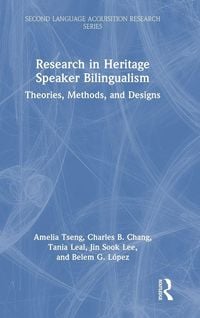 Produktbild: Research in Heritage Speaker Bilingualism