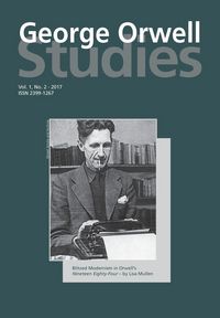 Produktbild: George Orwell Studies Vol.1 No.2
