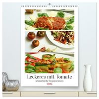Produktbild: Leckeres mit Tomate (hochwertiger Premium Wandkalender 2026 DIN A2 hoch), Kunstdruck in Hochglanz