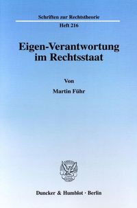 Produktbild: Eigen-Verantwortung im Rechtsstaat.