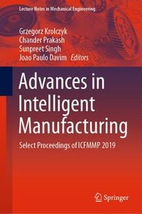 Produktbild: Advances in Intelligent Manufacturing