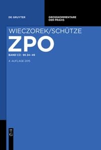 Produktbild: Zivilprozessordnung und Nebengesetze / &sect;&sect; 24-49