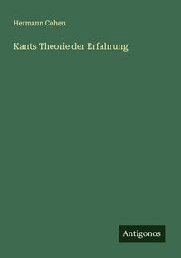 Produktbild: Kants Theorie der Erfahrung