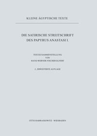 Produktbild: Die satirische Streitschrift des Papyrus Anastasi I