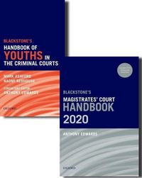 Produktbild: Edwards, A: Blackstone's Magistrates' Court Handbook 2020 an
