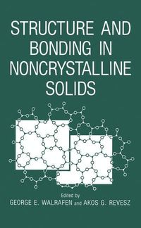 Produktbild: Structure and Bonding in Noncrystalline Solids