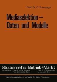 Produktbild: Mediaselektion - Daten und Modelle