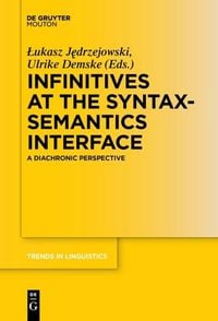 Produktbild: Infinitives at the Syntax-Semantics Interface