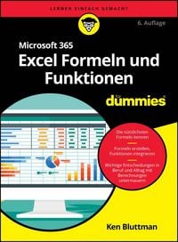 Produktbild: Microsoft 365 Excel Formeln und Funktionen f&uuml;r Dummies
