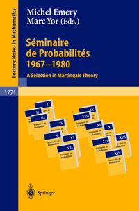 Produktbild: S&eacute;minaire de Probabilit&eacute;s 1967-1980