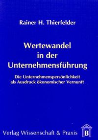 Produktbild: Wertewandel in der Unternehmensf&uuml;hrung