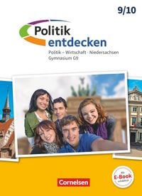 Produktbild: Politik entdecken - Gymnasium Niedersachsen - G9 - Ausgabe ab 2016 - 9./10. Schuljahr