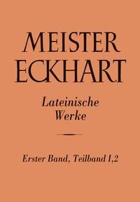 Produktbild: Meister Eckhart. Lateinische Werke Band 1,2: