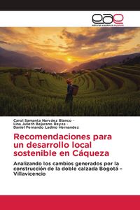 Produktbild: Recomendaciones para un desarrollo local sostenible en C&aacute;queza
