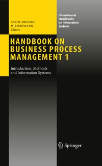 Produktbild: Handbook on Business Process Management 1