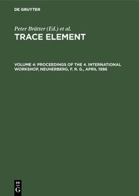 Produktbild: Proceedings of the 4. International Workshop, Neuherberg, F. R. G., April 1986