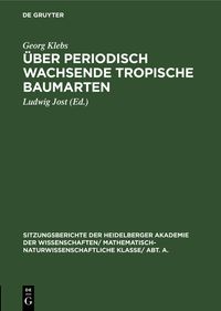 Produktbild: &Uuml;ber periodisch wachsende tropische Baumarten