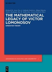 Produktbild: The Mathematical Legacy of Victor Lomonosov