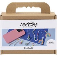 Produktbild: Creativ Company Mini Kreativ Set Modellieren, Mobile Anh&auml;nger, sortierte Farben