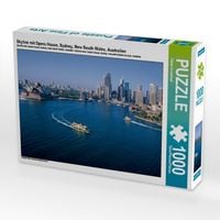 Produktbild: CALVENDO Puzzle Skyline mit Opera House, Sydney, New South Wales, Australien | 1000 Teile Lege-Gr&ouml;&szlig;e 64x48cm Foto-Puzzle f&uuml;r gl&uuml;ckliche Stunden