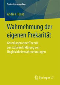 Produktbild: Wahrnehmung der eigenen Prekarit&auml;t
