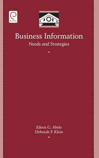 Produktbild: Business Information Needs and Strategies