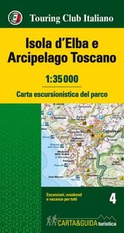 Produktbild: Isola d'Elba e Arcipelago toscano. Carta escursionistica del parco. 1:35.000