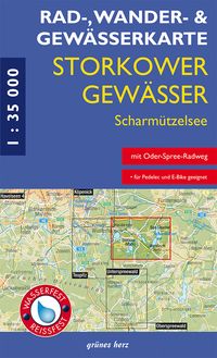 Produktbild: Rad-, Wander- & Gew&auml;sserkarte Storkower Gew&auml;sser, Scharm&uuml;tzelsee