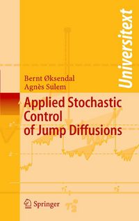 Produktbild: Applied Stochastic Control of Jump Diffusions
