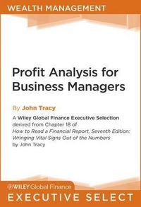 Produktbild: Profit Analysis for Business Managers