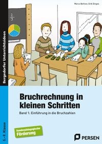 Produktbild: Bruchrechnung in kleinen Schritten 1