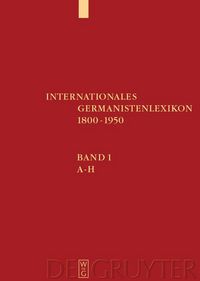 Produktbild: Internationales Germanistenlexikon 1800-1950
