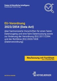 Produktbild: Daten &amp; K&uuml;nstliche Intelligenz / EU-Verordnung 2023/2854 (Data Act)