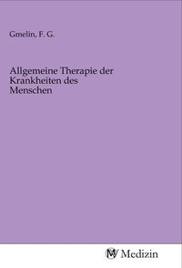 Produktbild: Allgemeine Therapie der Krankheiten des Menschen