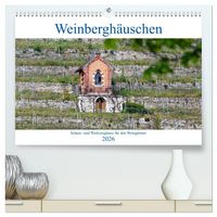 Produktbild: Weinbergh&auml;uschen - Schutz- und Werkzeughaus f&uuml;r den Weing&auml;rtner (hochwertiger Premium Wandkalender 2026 DIN A2 quer), Kunstdruck in Hochglanz