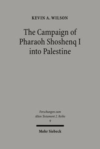 Produktbild: The Campaign of Pharaoh Shoshenq I into Palestine