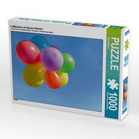 Produktbild: CALVENDO Puzzle Luftballons am blauen Himmel | 1000 Teile Lege-Gr&ouml;&szlig;e 64x48cm Foto-Puzzle f&uuml;r gl&uuml;ckliche Stunden
