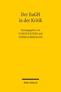 Produktbild: Der EuGH in der Kritik