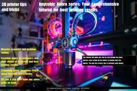 Produktbild: 3D printer tips and tricks Anycubic Kobra series: Your comprehensive tutorial for best printing results.