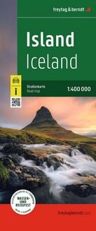 Produktbild: Freytag & berndt Stra&szlig;enkarte Island, Softcover 1:400.000