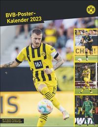 Bild vom Artikel BVB Posterkalender. Jahres-Wandkalender 2023 für Fußballfans. Fotokalender mit den Stars von Borussia Dortmund. Bildkalender im Hochformat, 34x44 cm vom Autor 