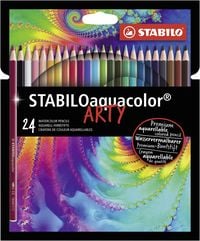 STABILO Aquarell-Buntstifte aquacolor ARTY 24er Set