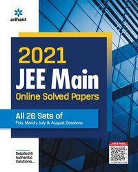 Produktbild: 2021 JEE Main Online Solved Papers All 26 Sets Of Feb, March, July & Aug Sessions