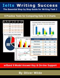 Produktbild: Ielts Writing Success. The Essential Step by Step Guide to Writing Task 1. 6 Practice Tests for Comparing Data in 2 Charts. w/Band 9 Model Answer Key