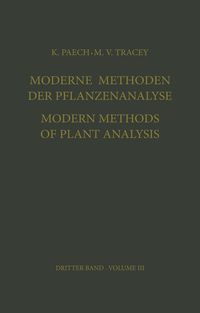 Produktbild: Moderne Methoden der Pflanzenanalyse / Modern Methods of Plant Analysis