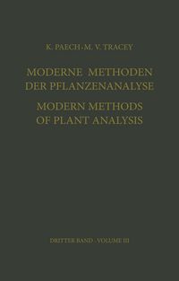 Produktbild: Moderne Methoden der Pflanzenanalyse / Modern Methods of Plant Analysis