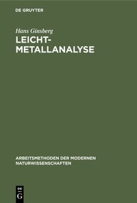 Produktbild: Leichtmetallanalyse