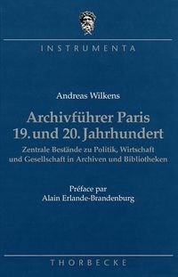 Produktbild: Archivf&uuml;hrer Paris 19. und 20. Jahrhundert